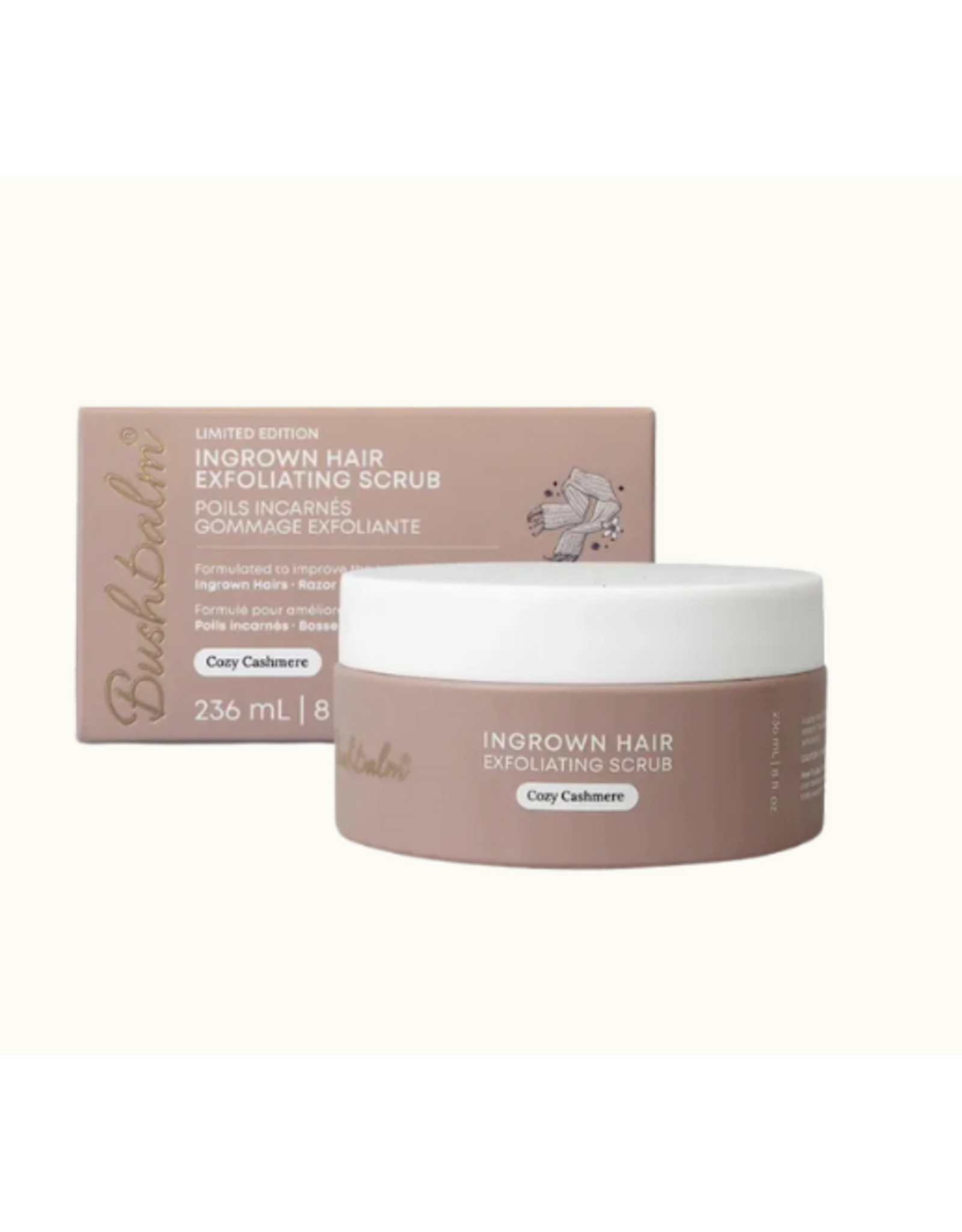Bush Balm Bush Balm - Ingrown Hair Exfoliating Scrub - Cozy Cashmere