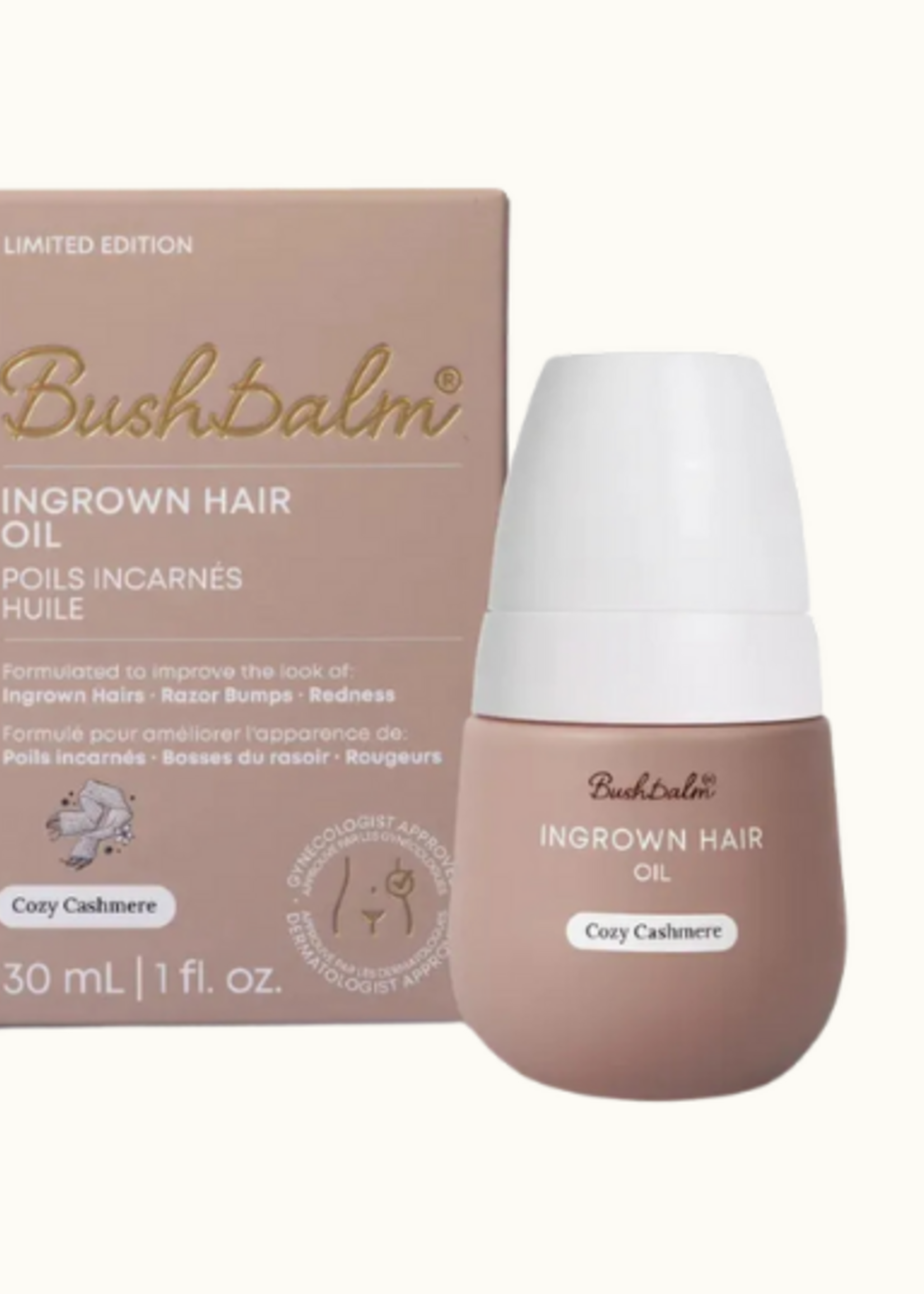 Bush Balm Bush Balm - Ingrown Hair Oil - Cozy Cashmere