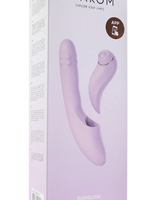 Duoglow thrusting beaded vibe with pulsing stimulator