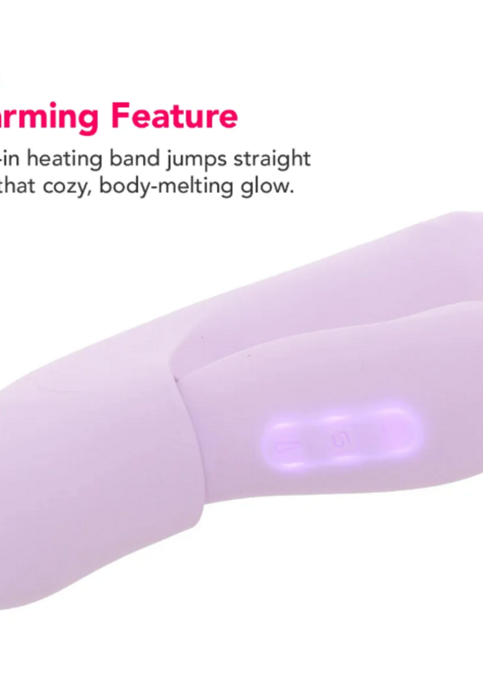 Duoglow thrusting beaded vibe with pulsing stimulator