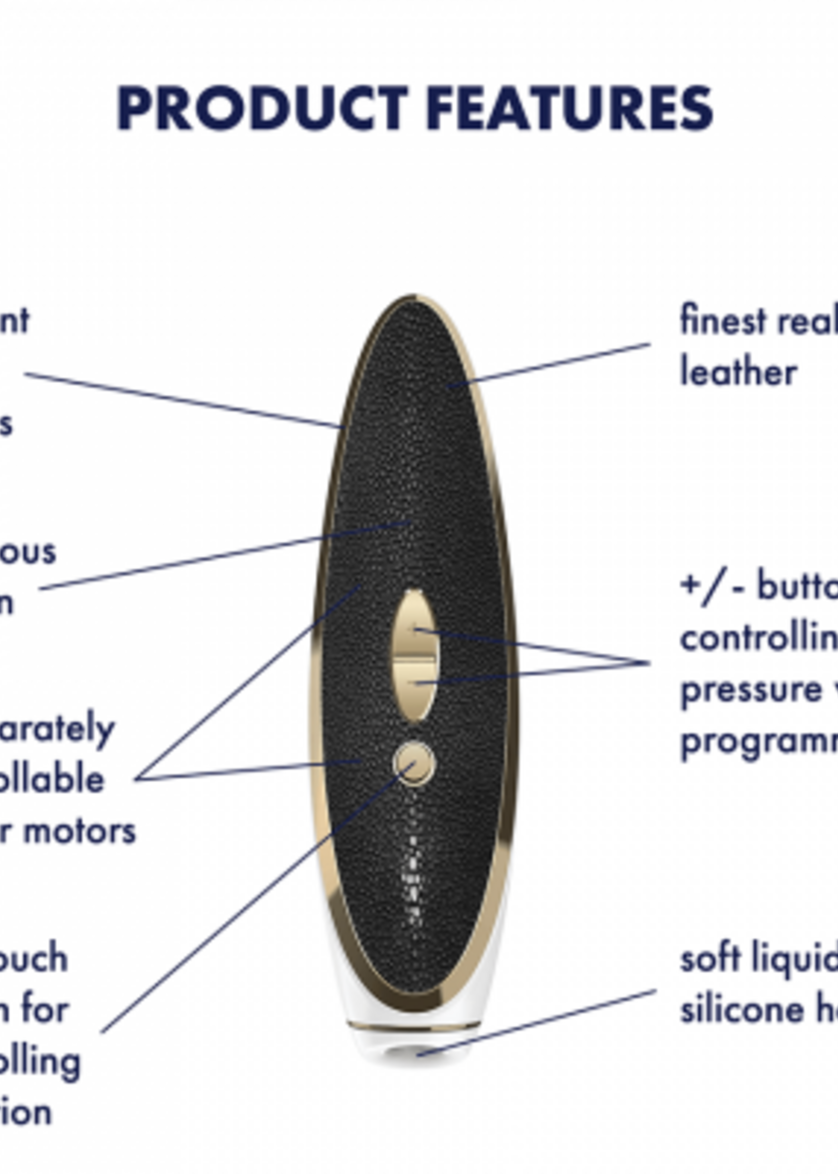 Satisfyer Satisfyer Luxury - Haute Couture (Black & Gold)