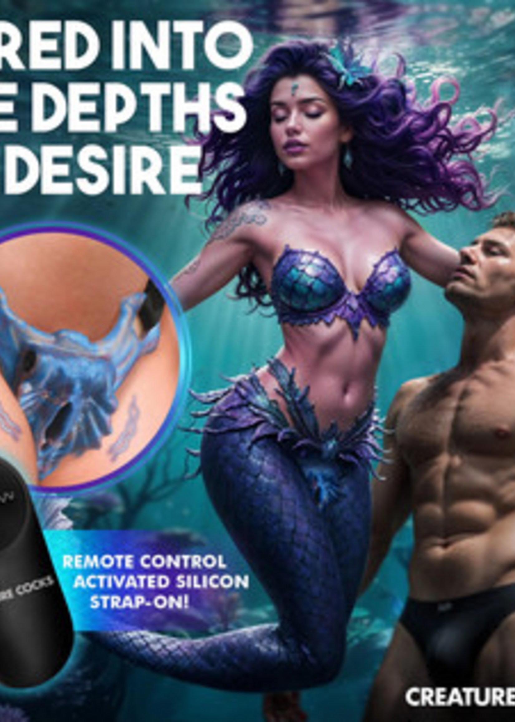 XR Brands Creature Cocks - Siren Snatch