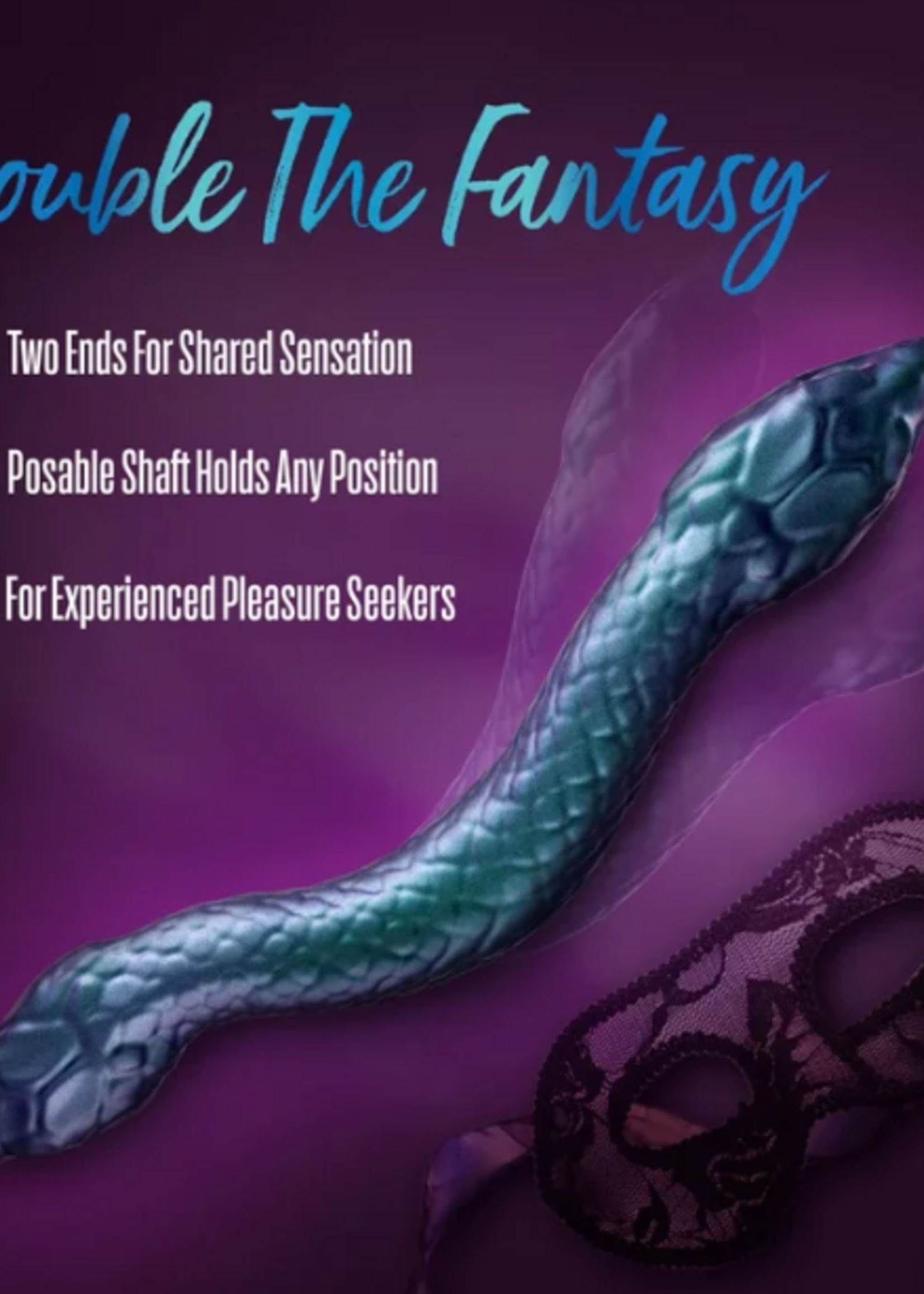 Blush Novelties Temptasia - Twin Python Double Dildo