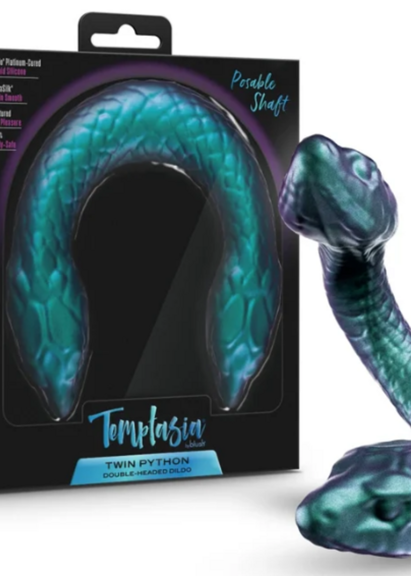 Blush Novelties Temptasia - Twin Python Double Dildo