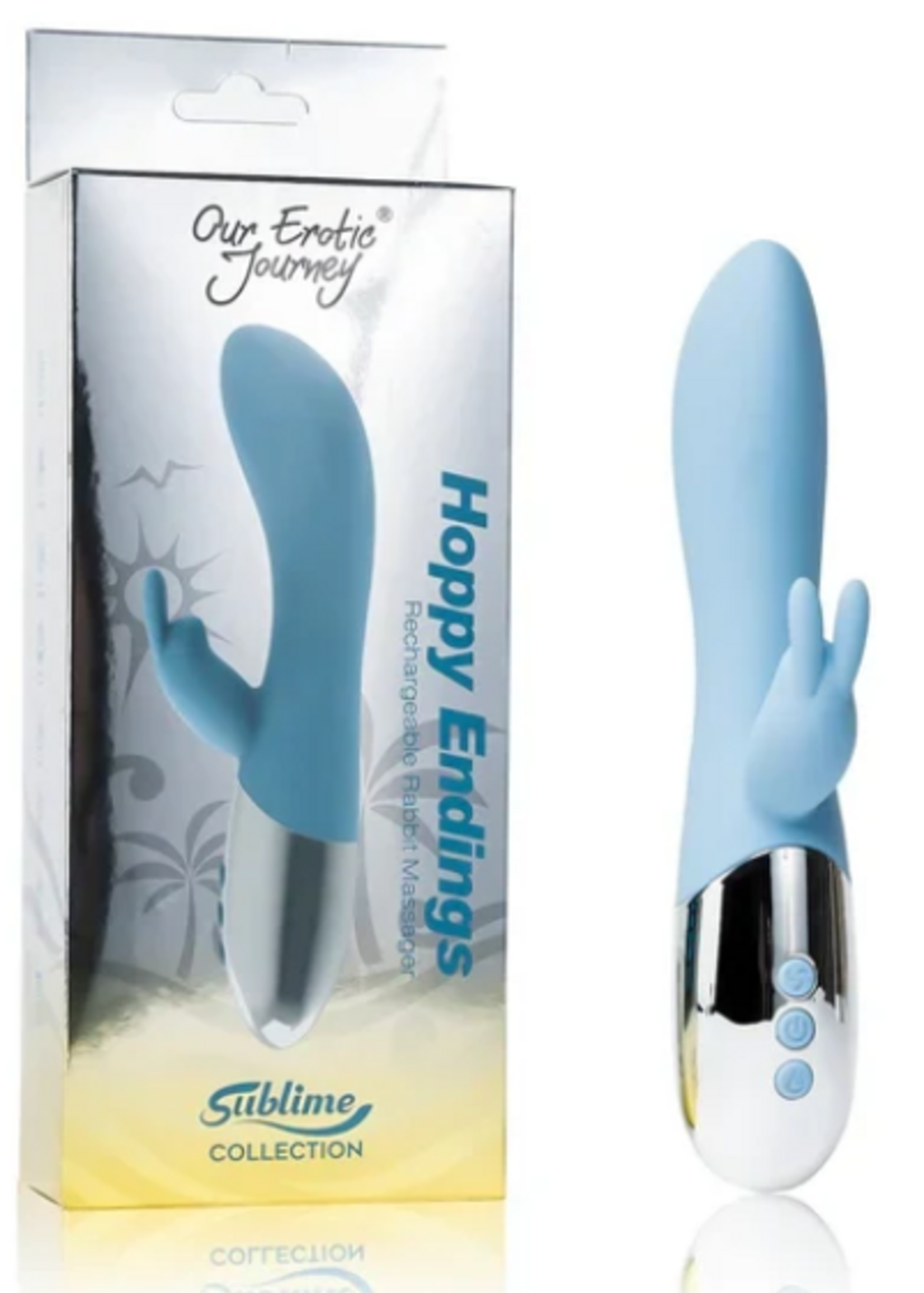 SecGuo Hoppy Endings Oscillating Heating Vibrator (Blue)