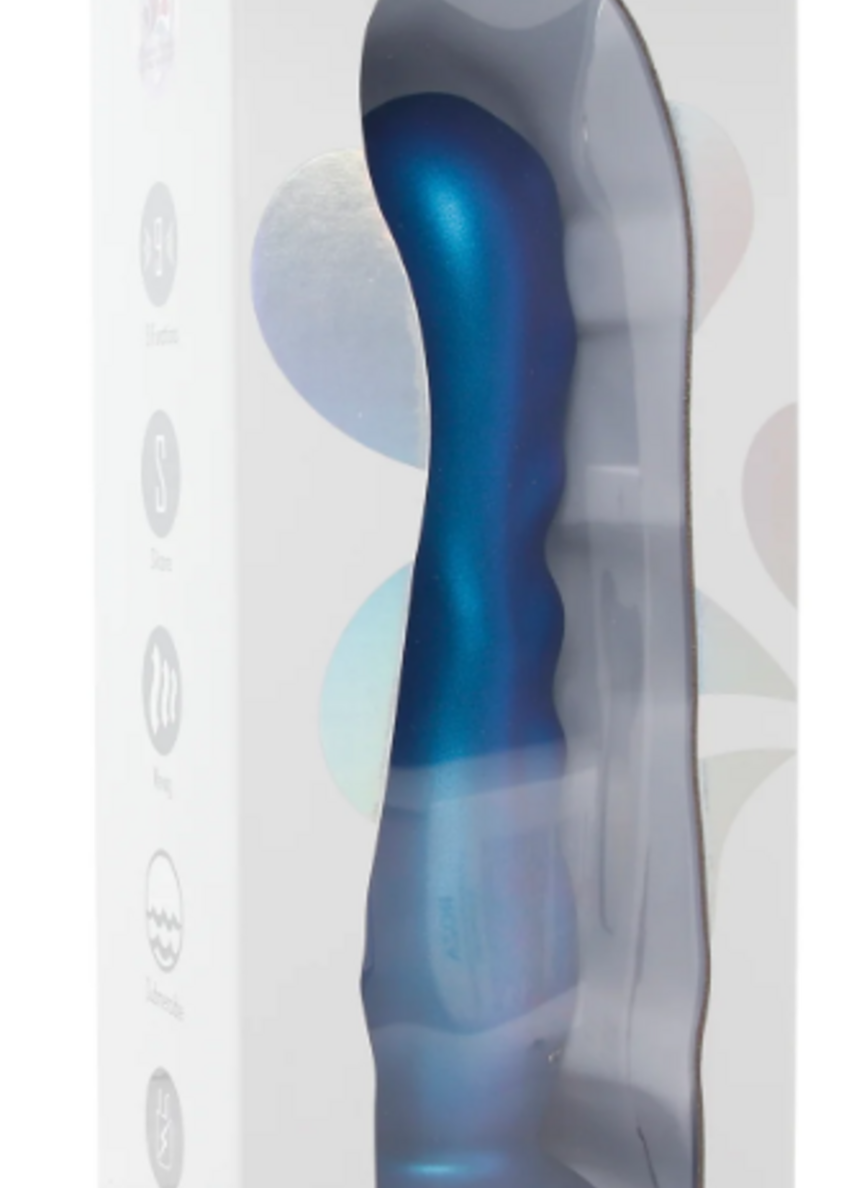 Maia liquid silicone vibrating dildo - Aurora