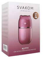 Svakom - Klitty - Dual-Action Licking & Suction Stimulator