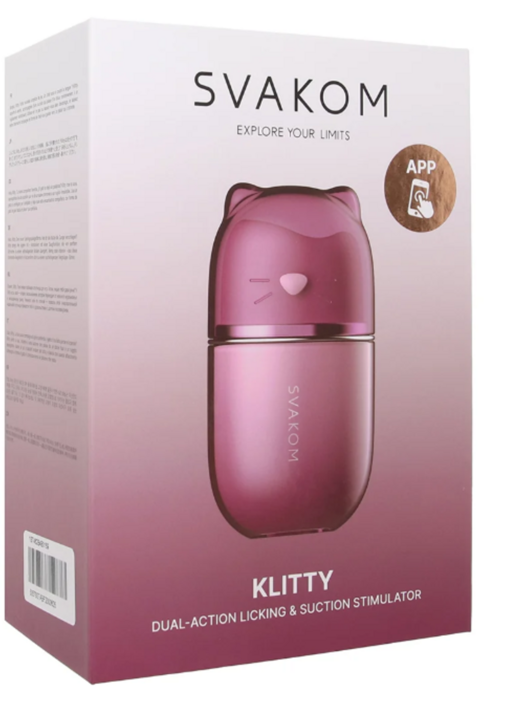 Svakom - Klitty - Dual-Action Licking & Suction Stimulator