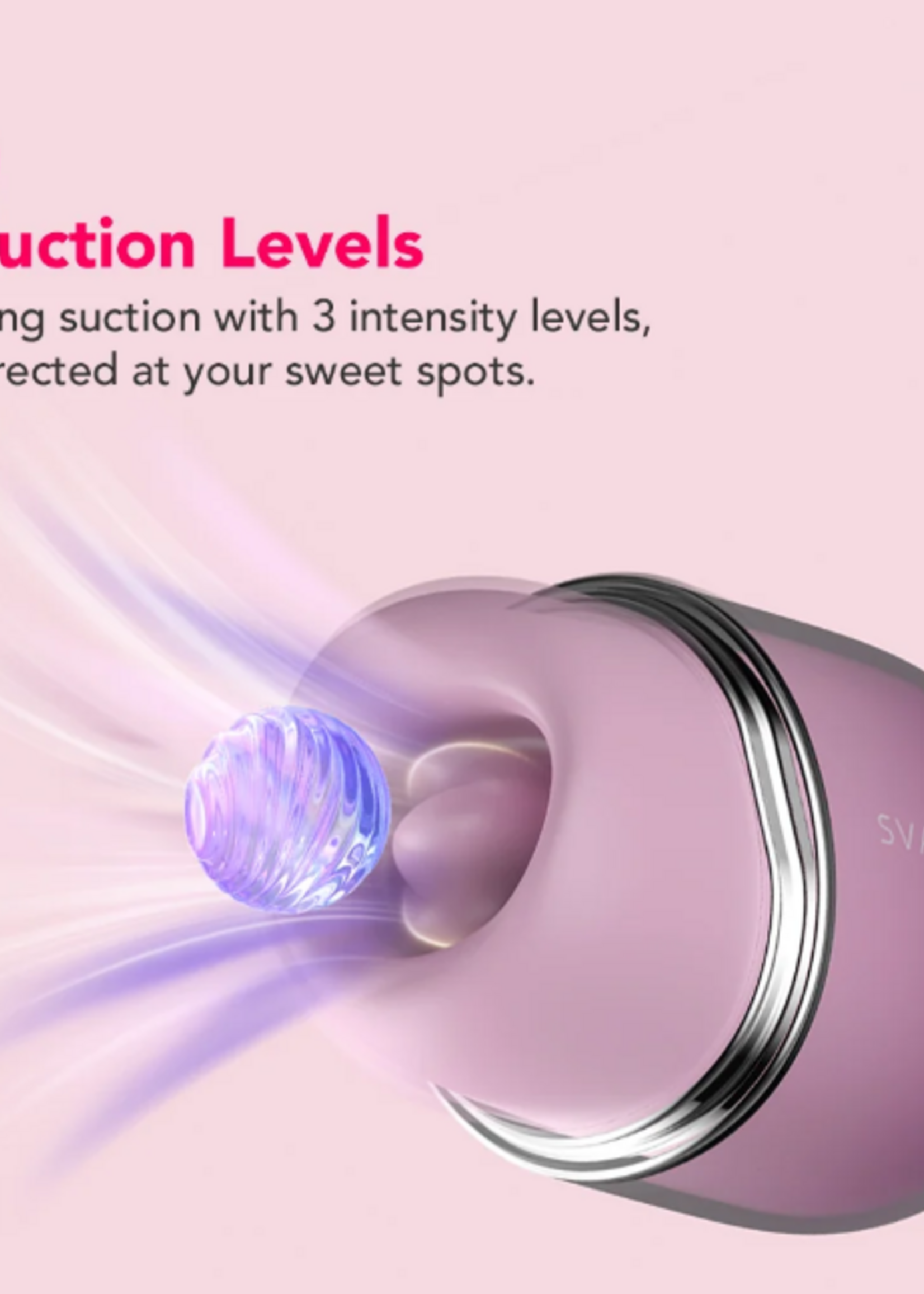 Svakom - Klitty - Dual-Action Licking & Suction Stimulator