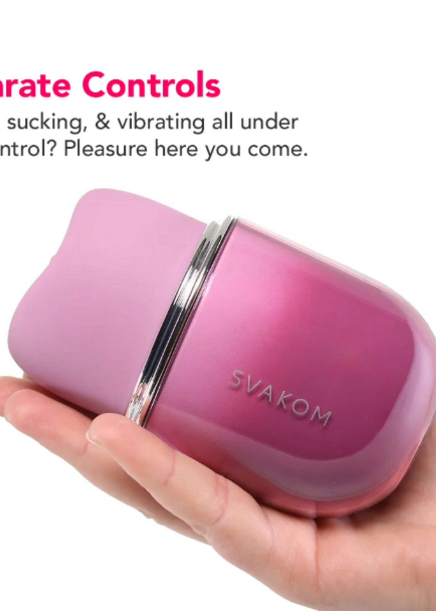 Svakom - Klitty - Dual-Action Licking & Suction Stimulator
