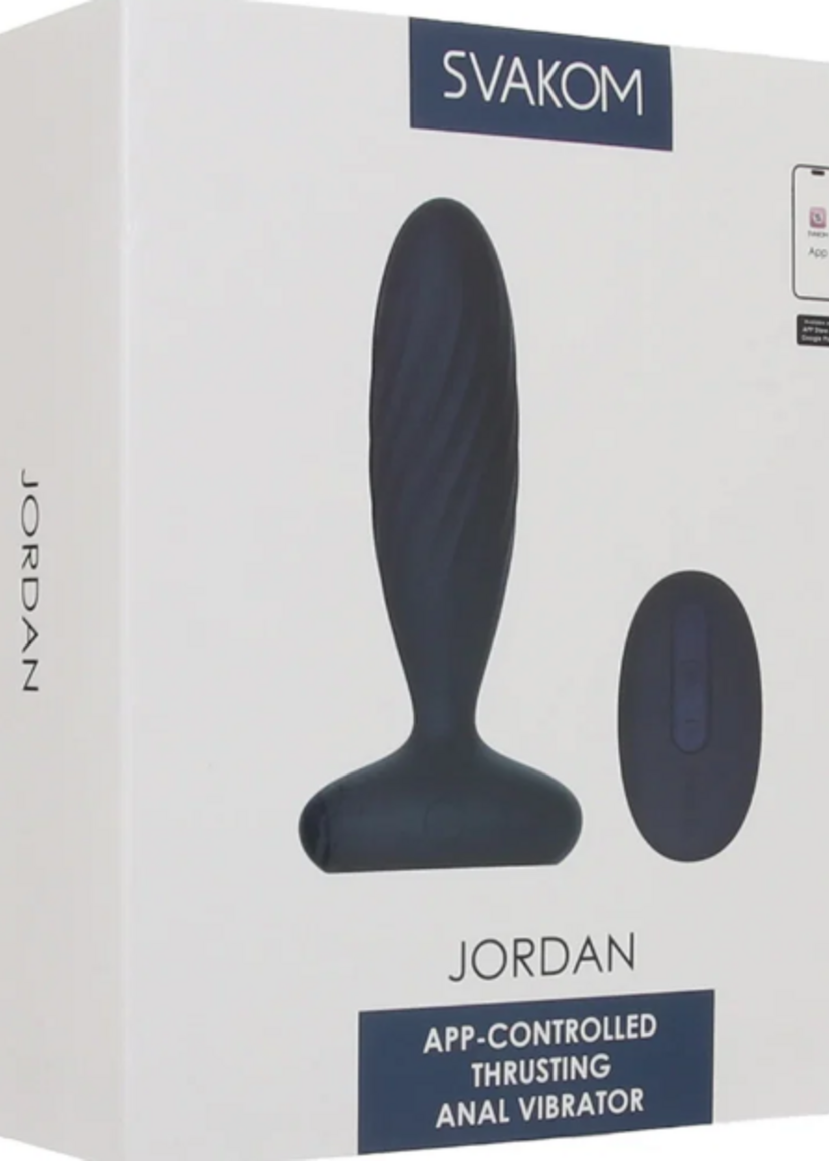 Jordan app controlled thrusting anal vibe