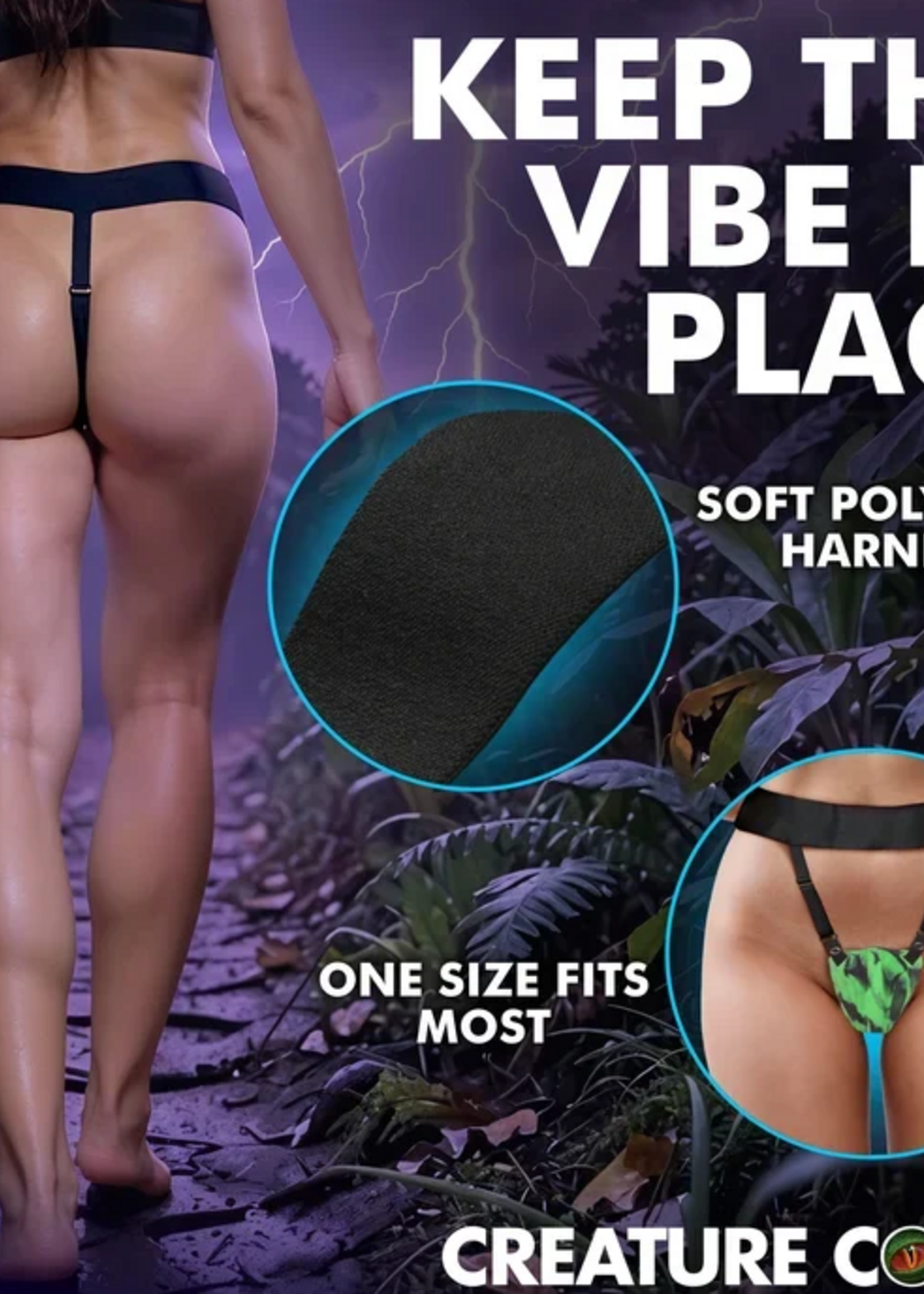 XR Brands Creature Cocks - Tongue Twister Panty Vibe