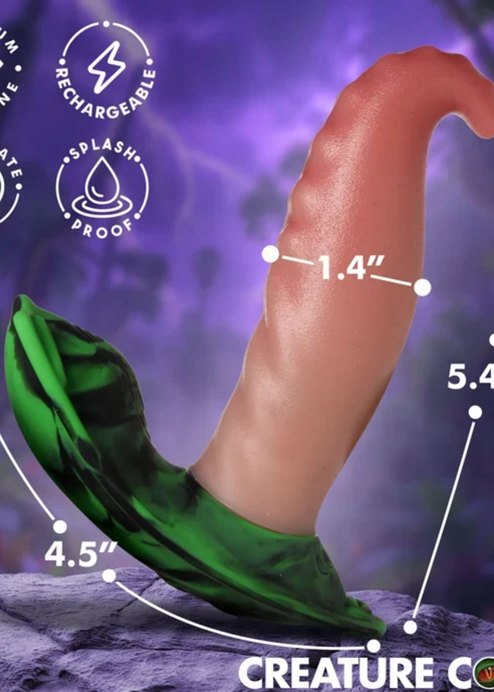 XR Brands Creature Cocks - Tongue Twister Panty Vibe