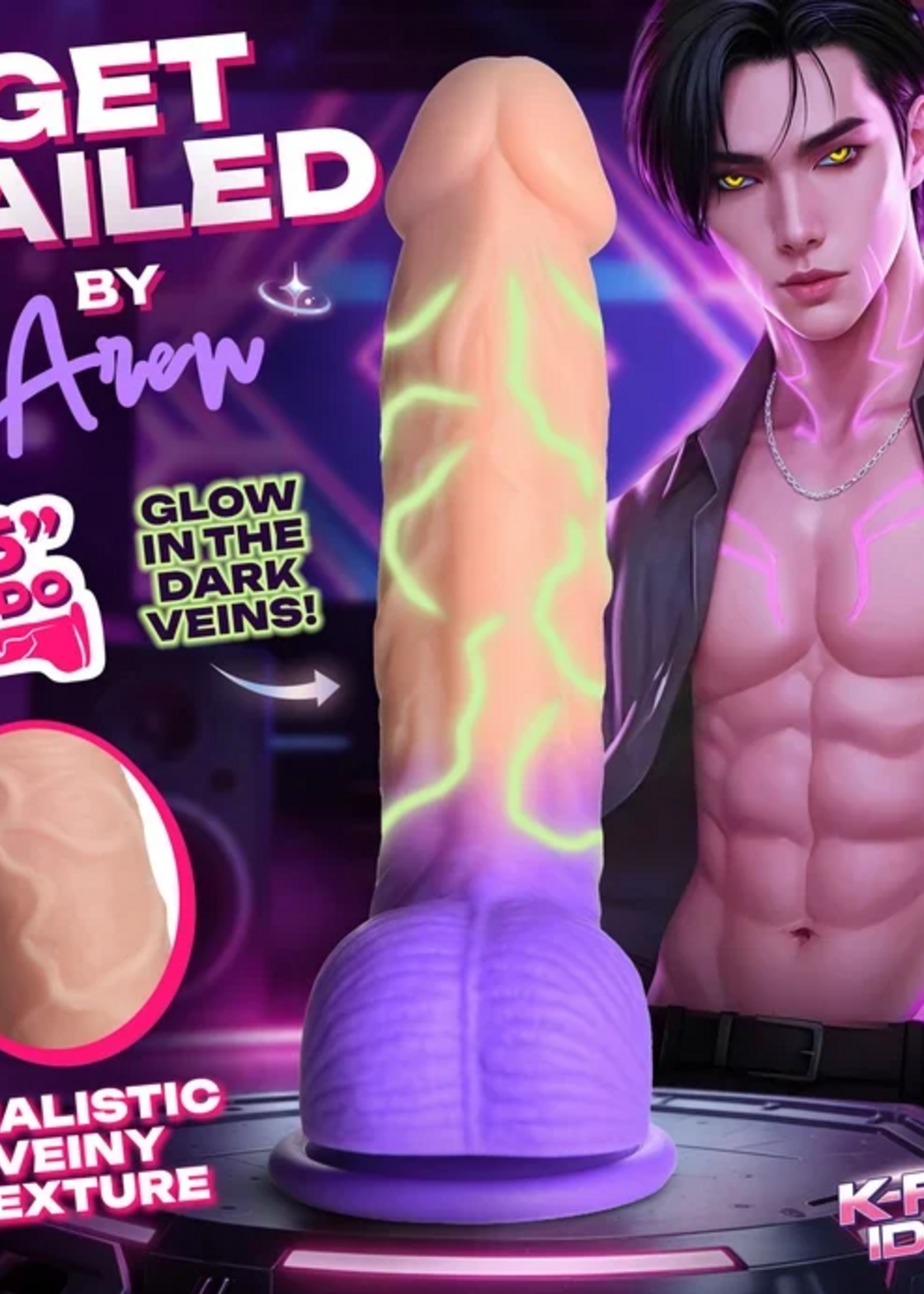 XR Brands Aren Silicone Dildo
