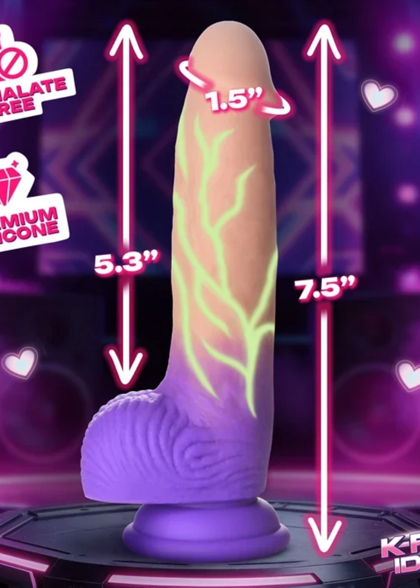 XR Brands Aren Silicone Dildo