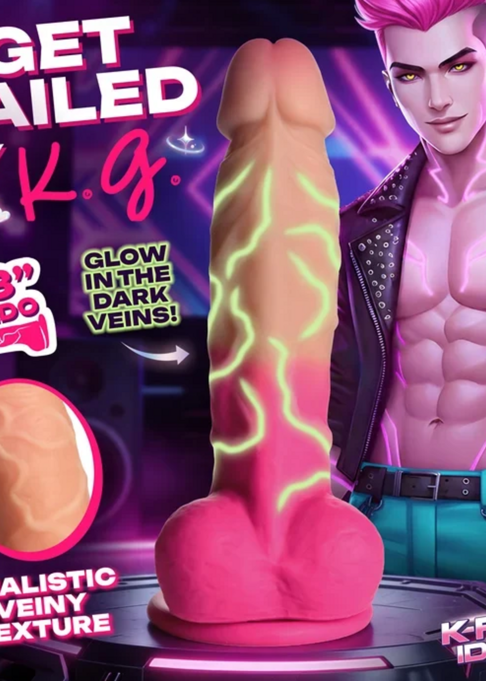 XR Brands K.G Silicone dildo