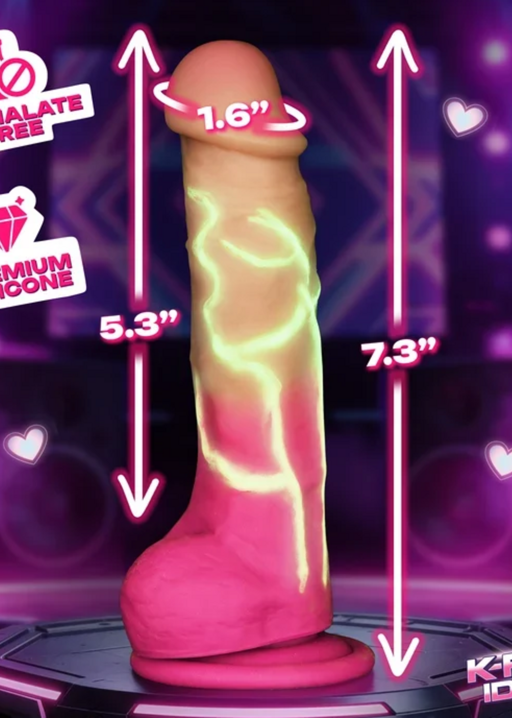 XR Brands K.G Silicone dildo
