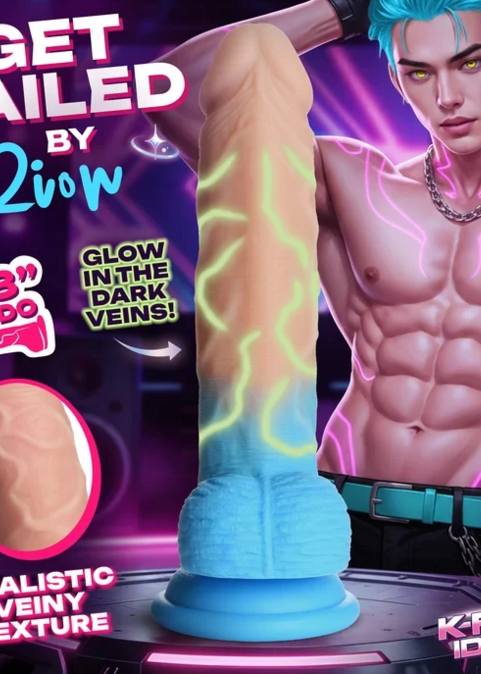 XR Brands Rion Silicone Dildo