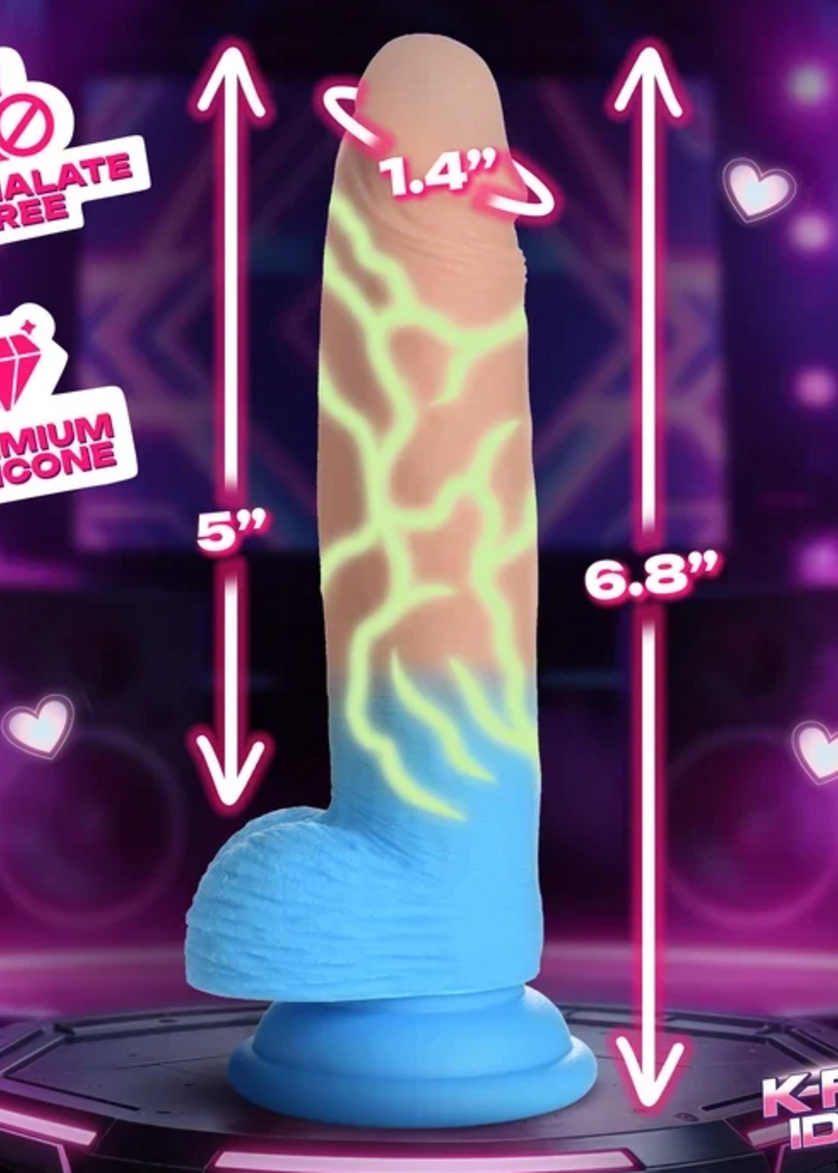 XR Brands Rion Silicone Dildo