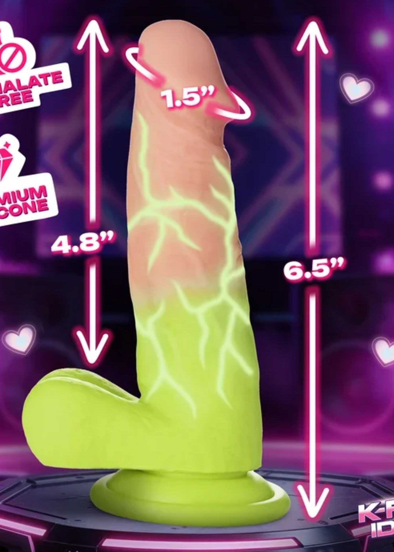 XR Brands Rieven Silicone Dildo