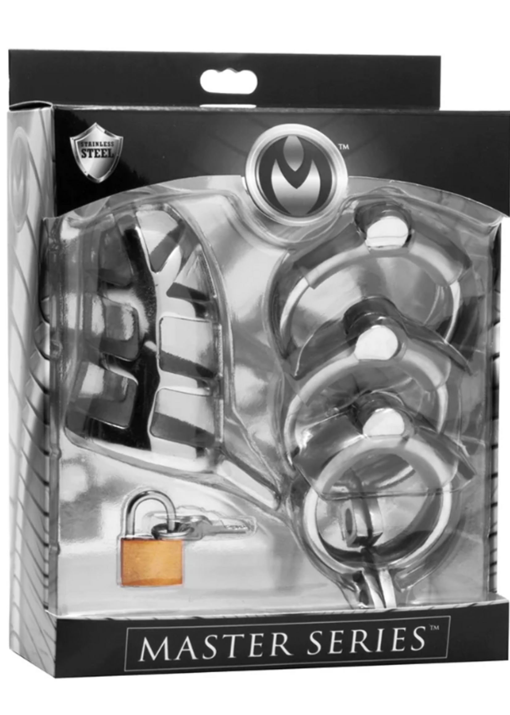 Detained Stainless Steel Chastity Cage