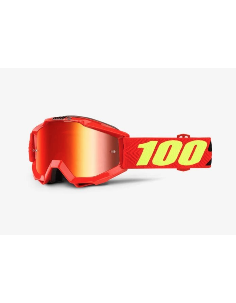 100% 100% Goggle Accuri Youth Saarinen Mirror Red Lens