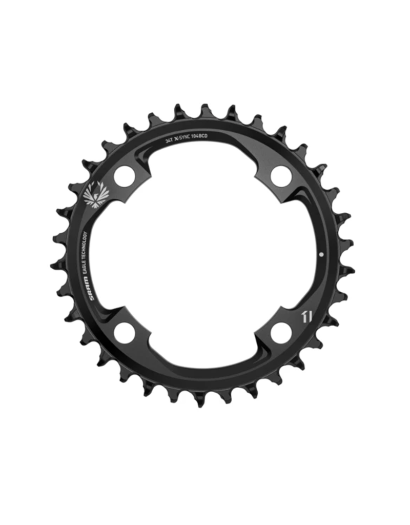 Sram Sram Chainring 32T 104 BCD X-Sync 2 12 Speed Black