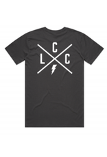 Local Cycle Co Local Cycle Co Youth Tee Lightning Charcoal