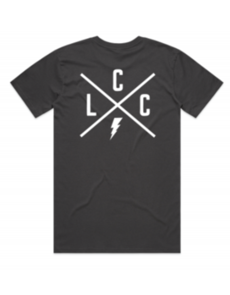 Local Cycle Co Local Cycle Co Youth Tee Lightning Charcoal