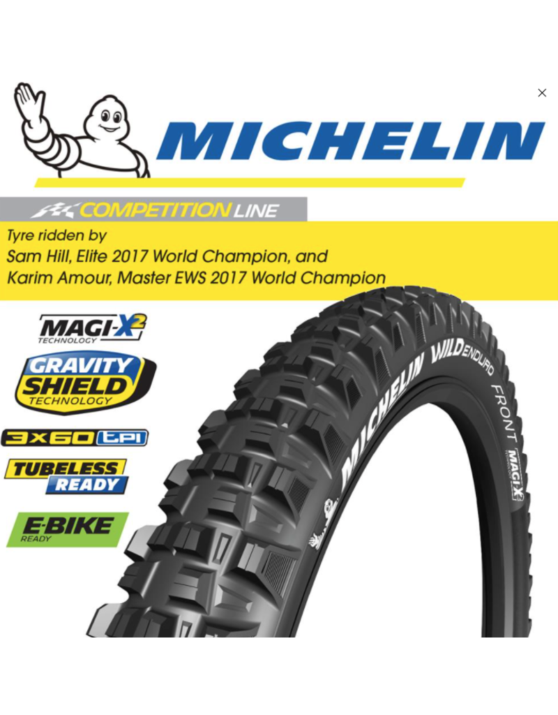 Michelin Michelin Tyre 27.5 x 2.4 Wild Enduro Front Magi-X2 Gravity Shield