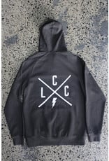 Local Cycle Co Local Cycle Co Lightning Hoodie Washed Black