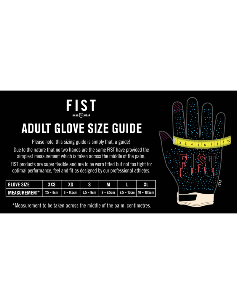 Fist Handwear Fist Frosty Fingers Snowflake Gloves Black