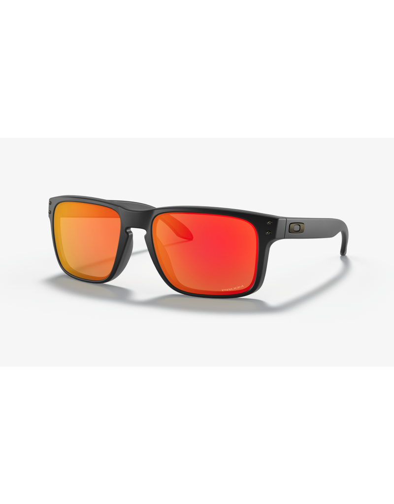 Oakley Oakley Sunglasses Holbrook Matte Black / Prizm Ruby Lens