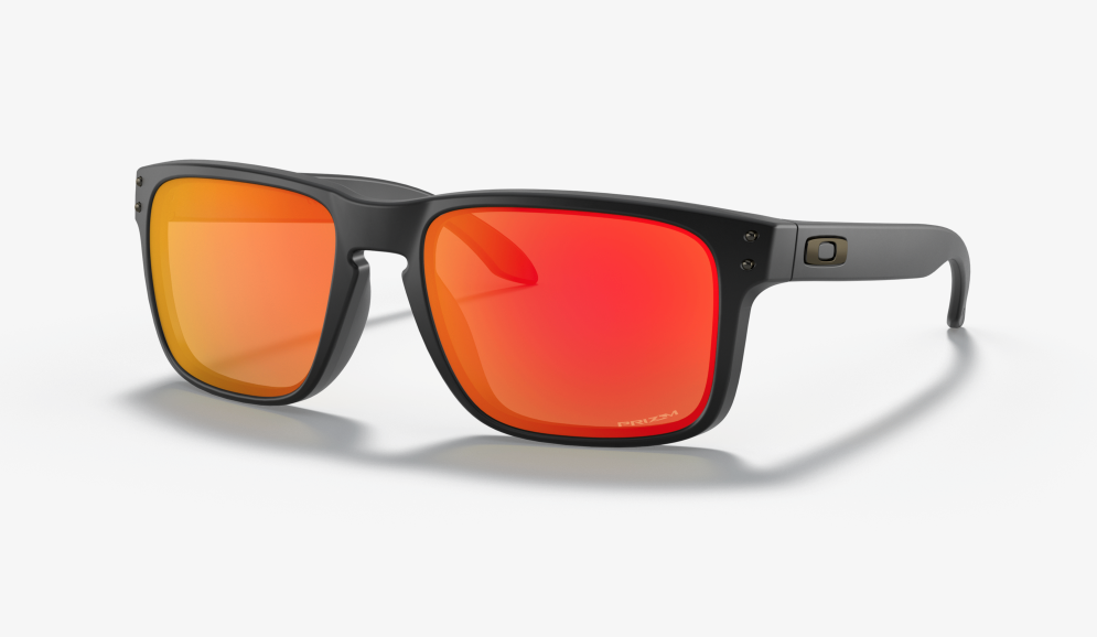 Oakley Sunglasses Holbrook Matte Black / Prizm Ruby Lens - Local Cycle Co