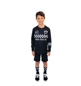 Huck The World Huck The World x LCC Checkers L/S Jersey Youth Black