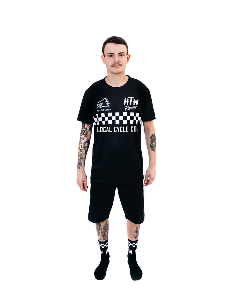 Huck The World Huck The World  X LCC Checkers S/S Jersey Black