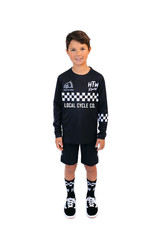 Huck The World Huck The World x LCC Checkers L/S Jersey Youth Black