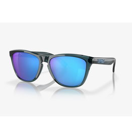 Oakley Oakley Sunglasses Frogskins Crystal Black / Prizm Sapphire Irid Polarized Lens