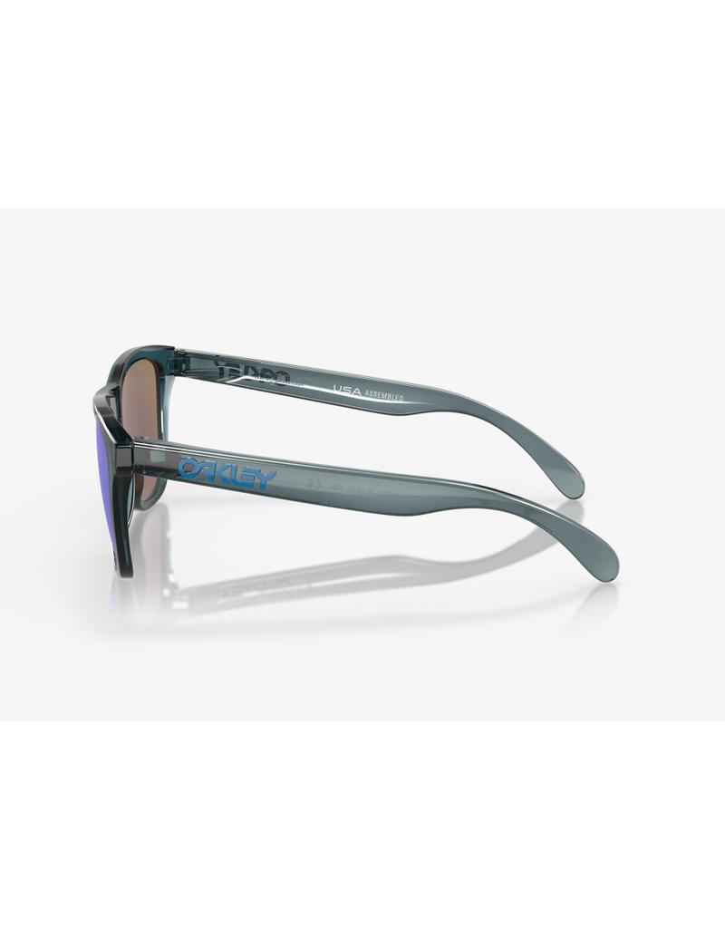 Oakley Frogskins Sunglasses (crystal black/prizm sapphr irid polar)