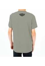 Huck The World Huck The World Wings Youth Tech Tee Green