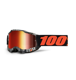 100% 100% Goggle Accuri 2 Youth Geospace/Mirror Red