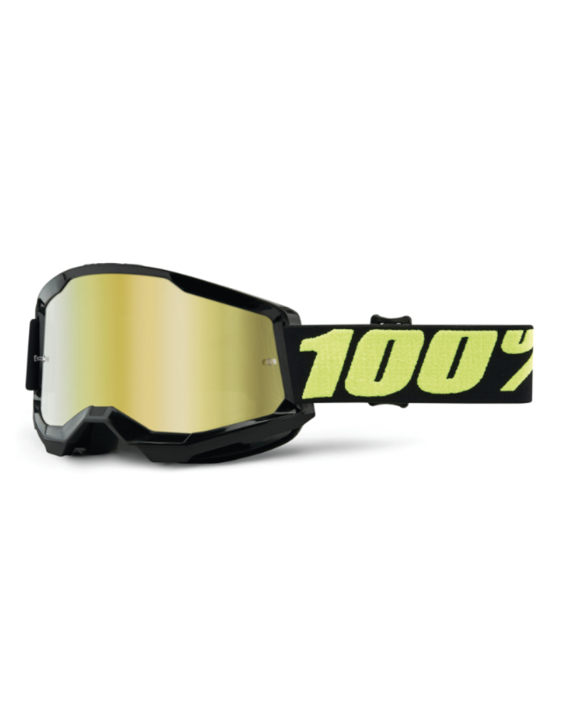 100% 100% Goggle Strata 2 Upsol/Mirror Gold