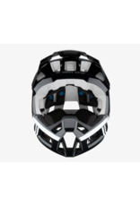 100% 100% Helmet Trajecta Gloss Black/White