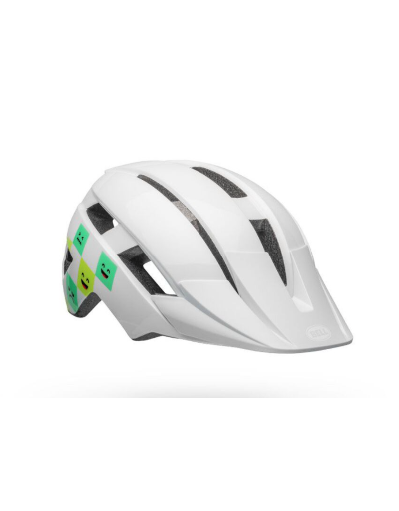 youth white bike helmet