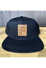 Local Cycle Co Local Cycle Co Leather Patch Trucker Black