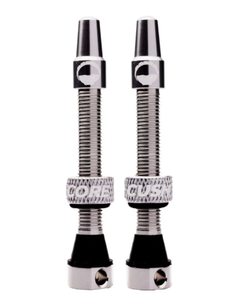 Cushcore Cushcore Valves Pair Silver 44mm