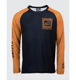 Huck The World Huck The World Warped Checkers LS Jersey Blk/Gold