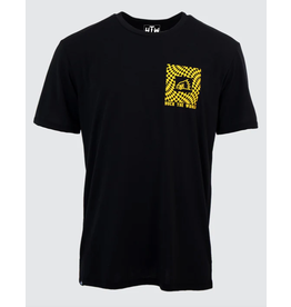 Huck The World Huck The World Checkers Tech Tee Black