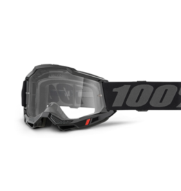 100% 100% Accuri 2 Goggle Black Clear Lens
