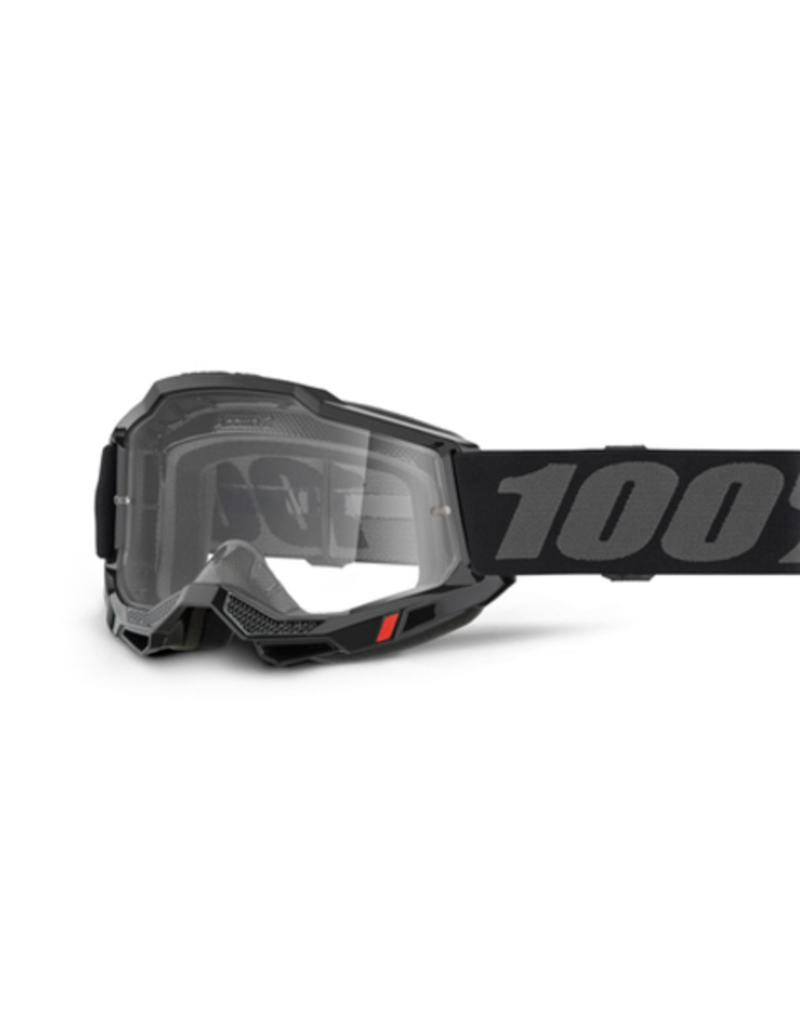 100% 100% Accuri 2 Goggle Black Clear Lens